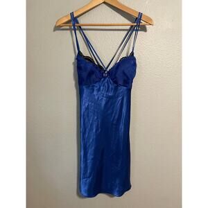 Vintage Inner Most Slip Dress Womens Size XS Satin Lace Trim Lingerie Sexy 90s